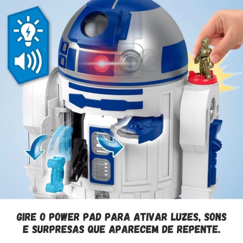 Brinquedo Interativo Imaginext Star Wars R2 D2 HXG52 Mattel - Robô